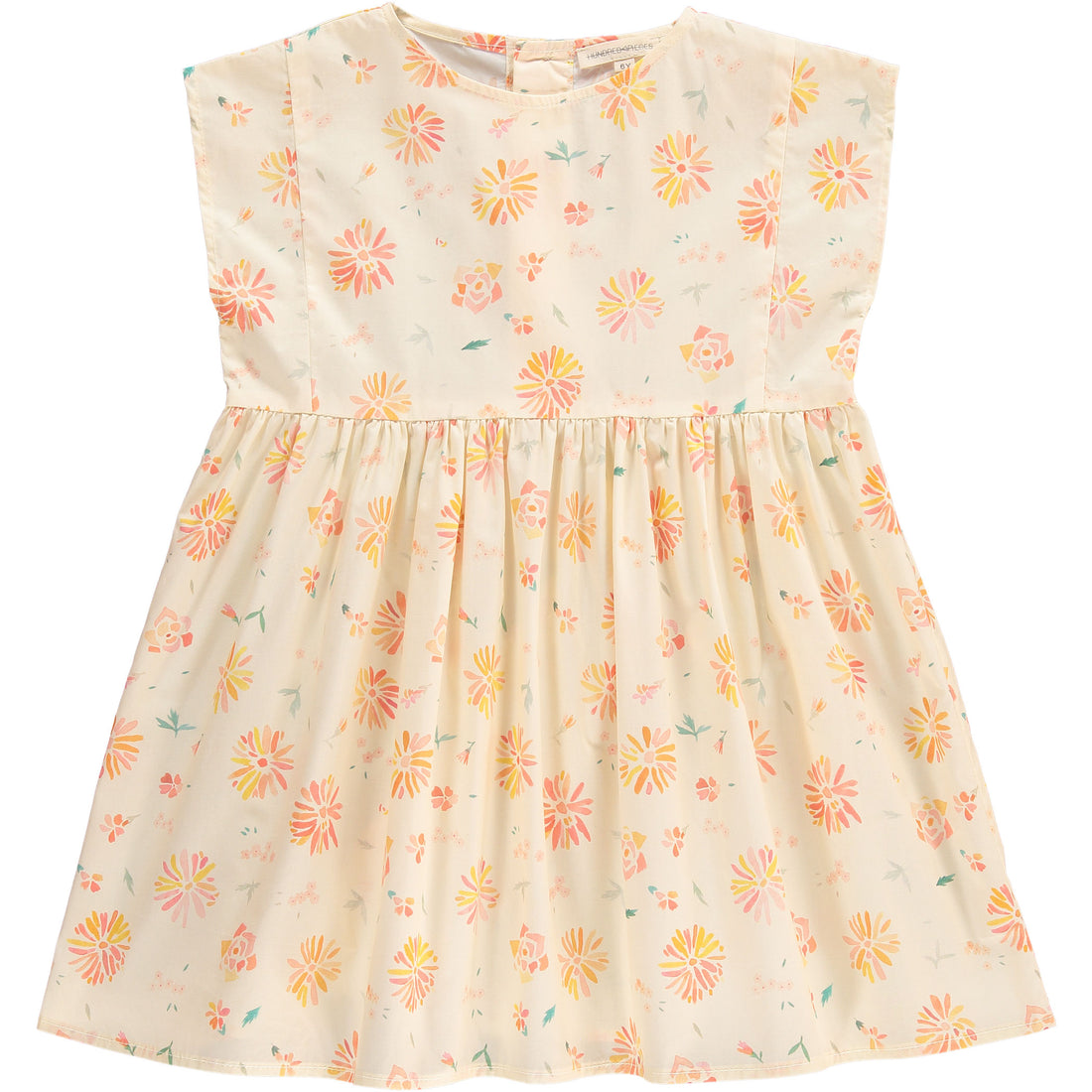Hundred Pieces Vanilla Flower Slip Dress