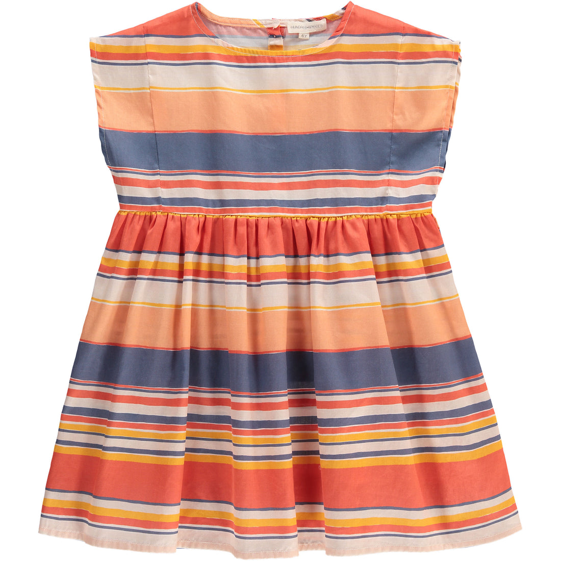 Hundred Pieces Pink Striped Slip Dress