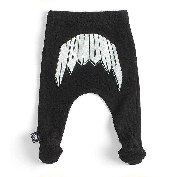 NUNUNU Black Rock Nu Roll Footed Leggings