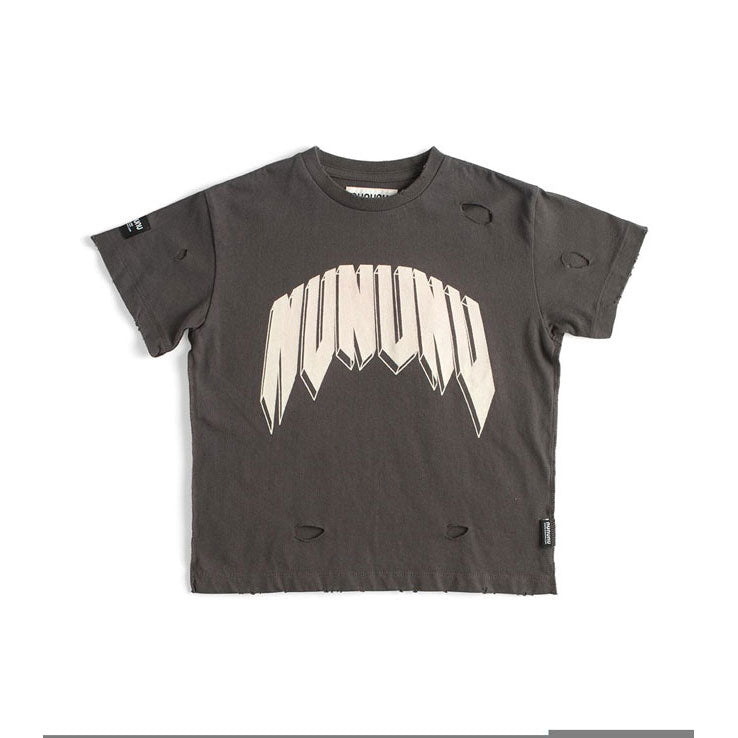 NUNUNU Dyed Graphite Rock Nu Roll T-shirt