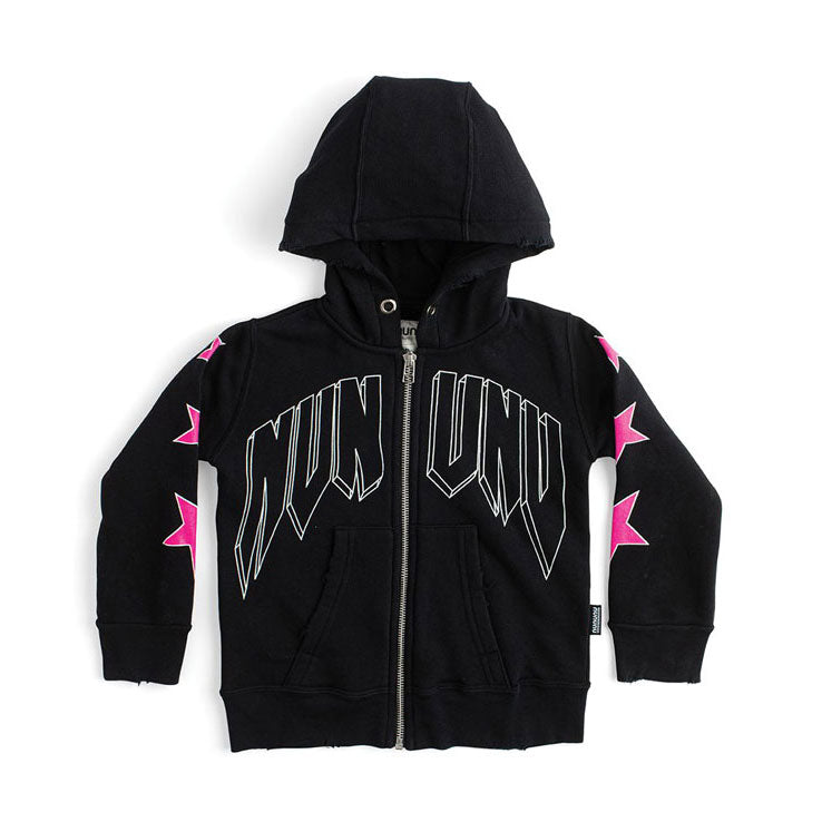 NUNUNU Black Rock Nu Roll Zip Hoodie