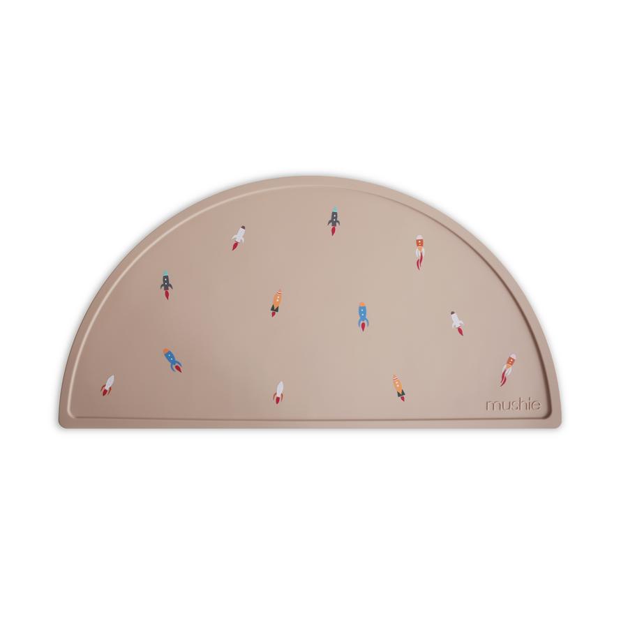 Mushie Rocket Ship Silicone Place Mat