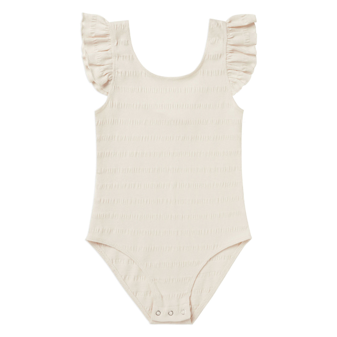 Rylee and Cru Ruffle Bodysuit | Natural