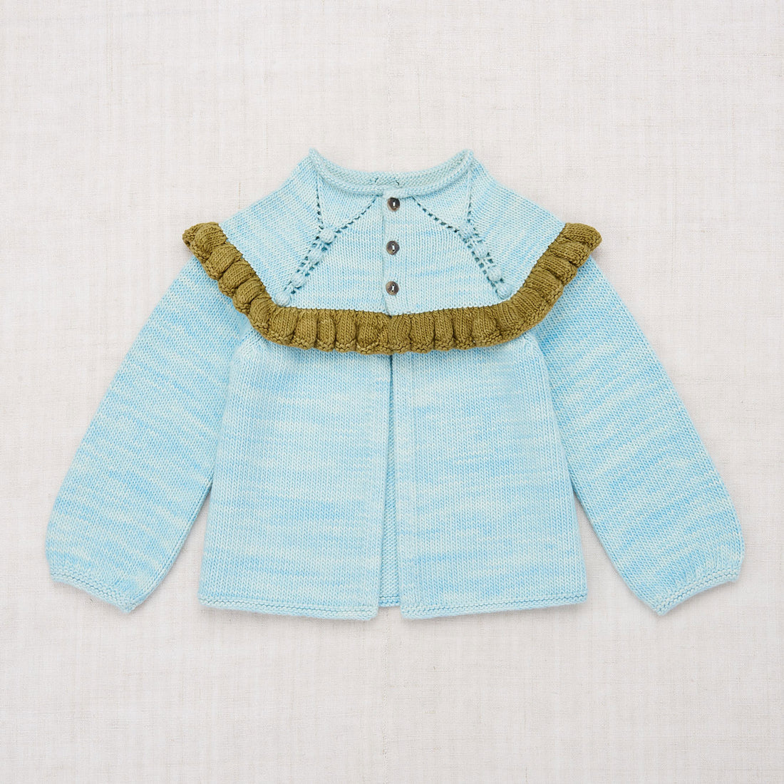 Misha and Puff Tide Pool Ruffle Cardigan