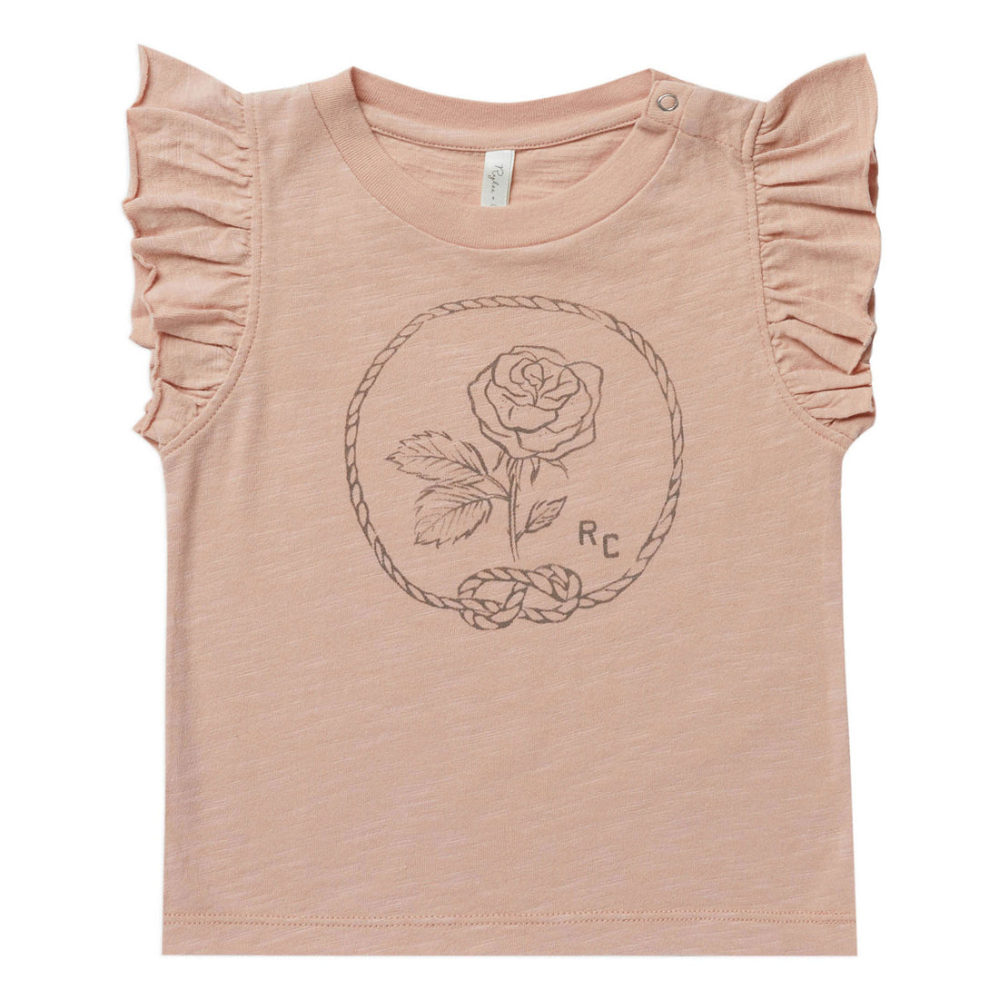 Rylee and Cru Ruffled Tank | Rose