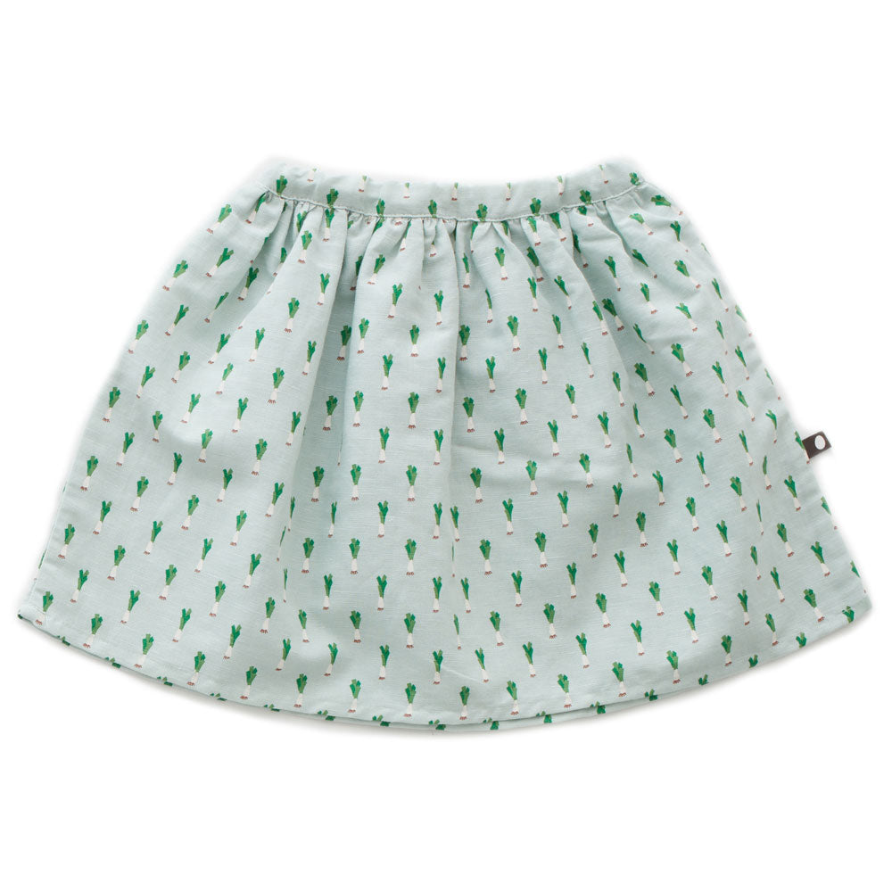 Oeuf Leek Print Long Skirt