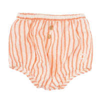 Tocoto Vintage Pink Stripped Baby Bloomer With
Pockets