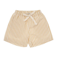 Tocoto Vintage Yellow Stripped Kid Shorts