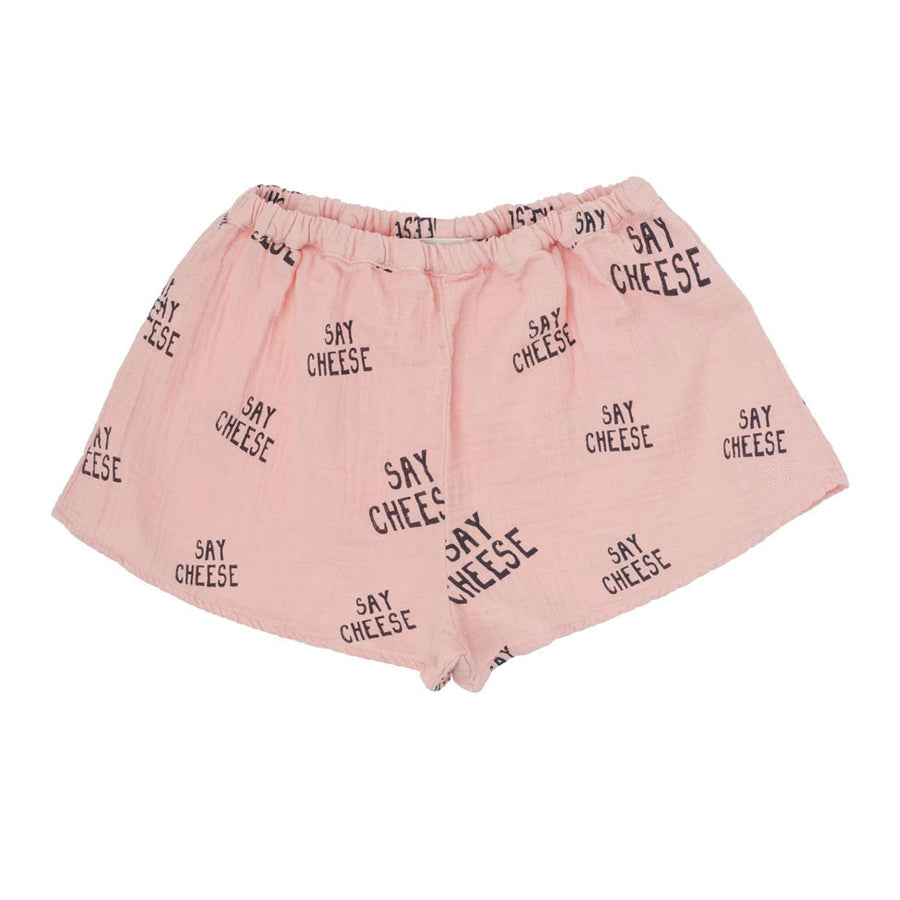Tocoto Vintage Pink Say Cheese Shorts