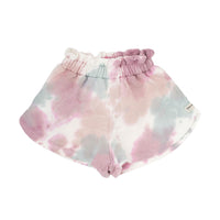 Tocoto Vintage Pink Tie Dye Fleece Short