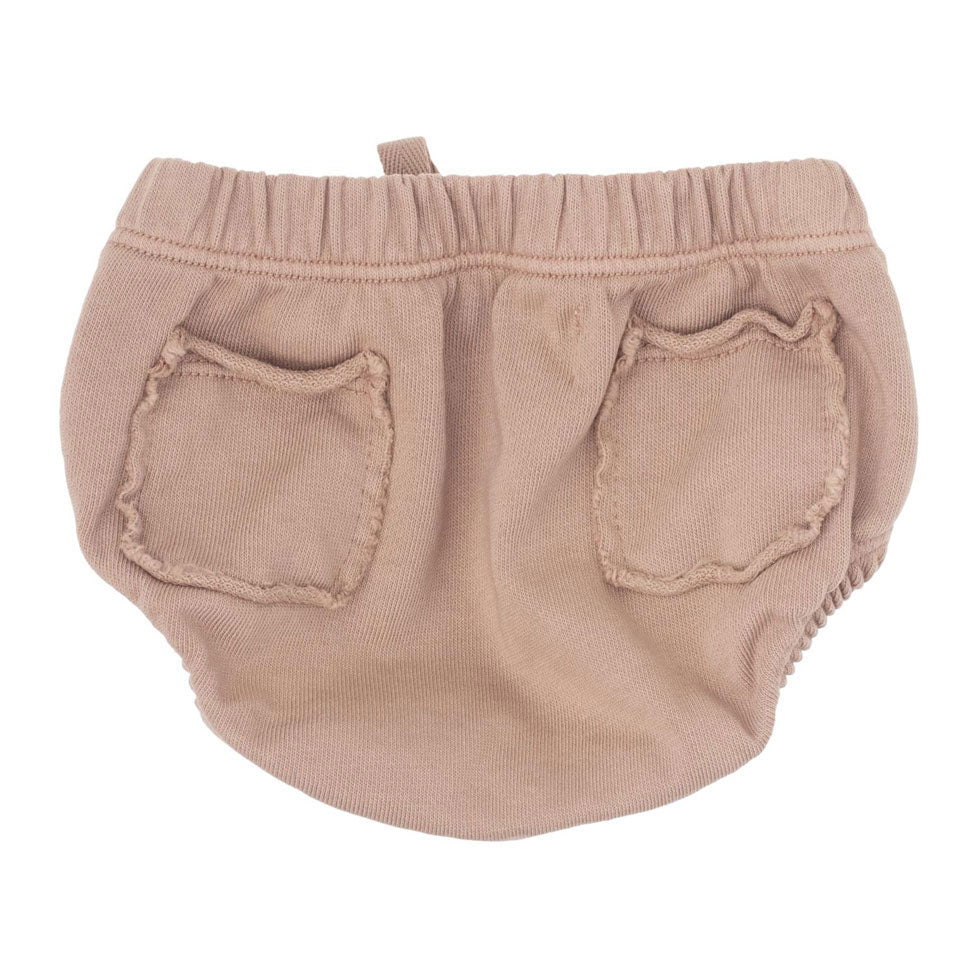 Tocoto Vintage Brown Fleece Baby Bloomer Unisex