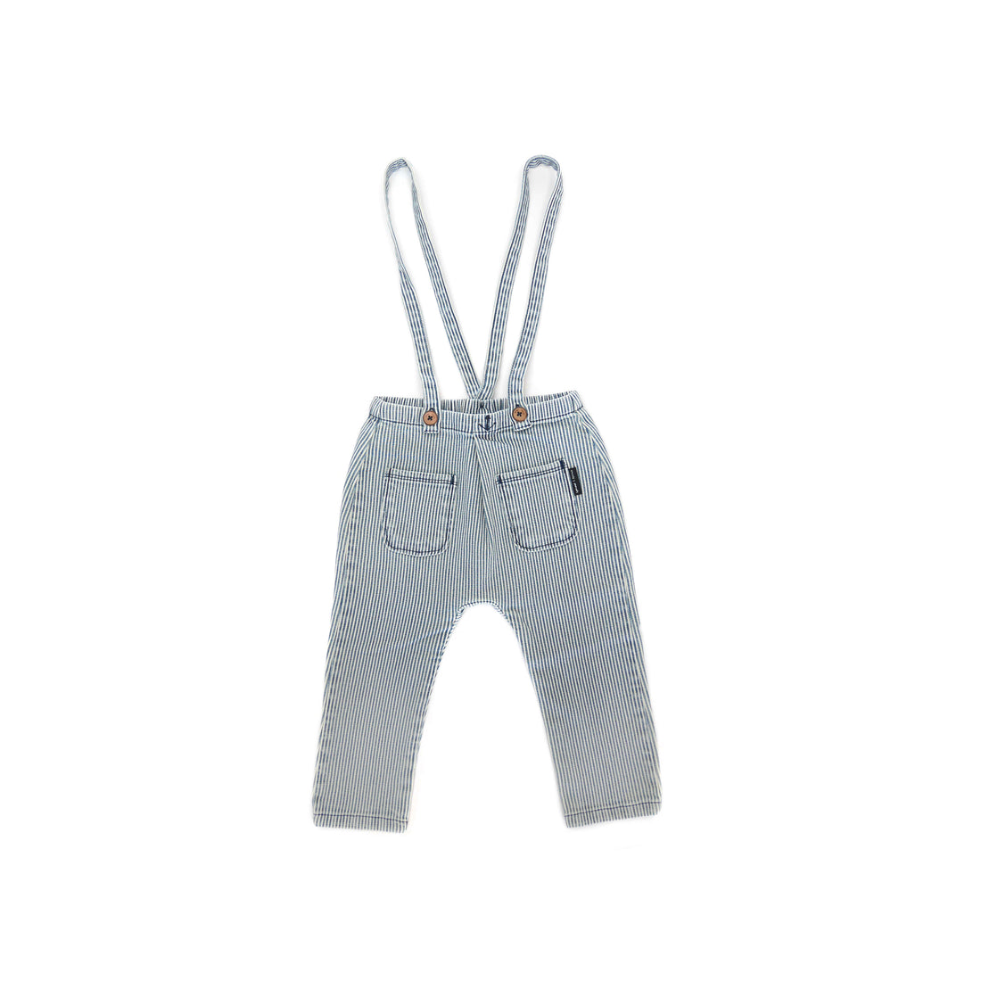 Sproet and Sprout Denim Stripe Suspender Pants