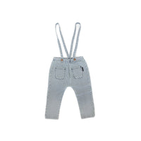 Sproet and Sprout Denim Stripe Suspender Pants