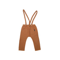 Sproet and Sprout Caramel Suspender Pants