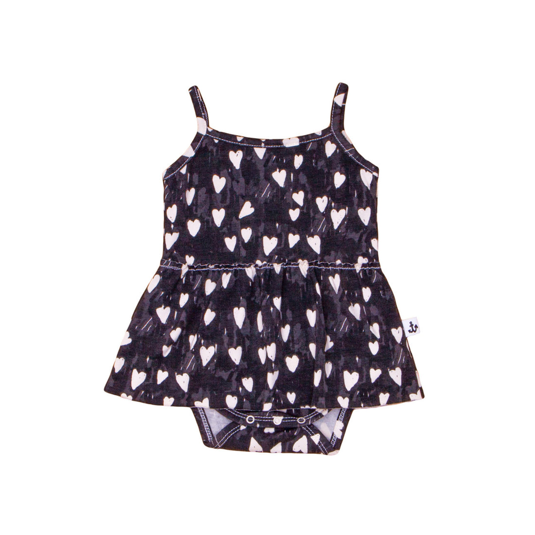 Noe & Zoe Hearts Skirt Onesie