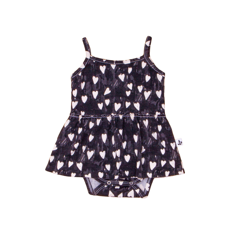 Noe & Zoe Hearts Skirt Onesie