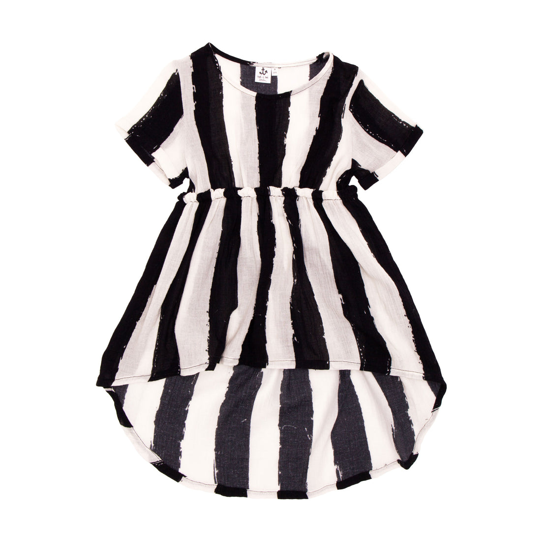 Noe & Zoe Black Stripes XL Babydoll Dress