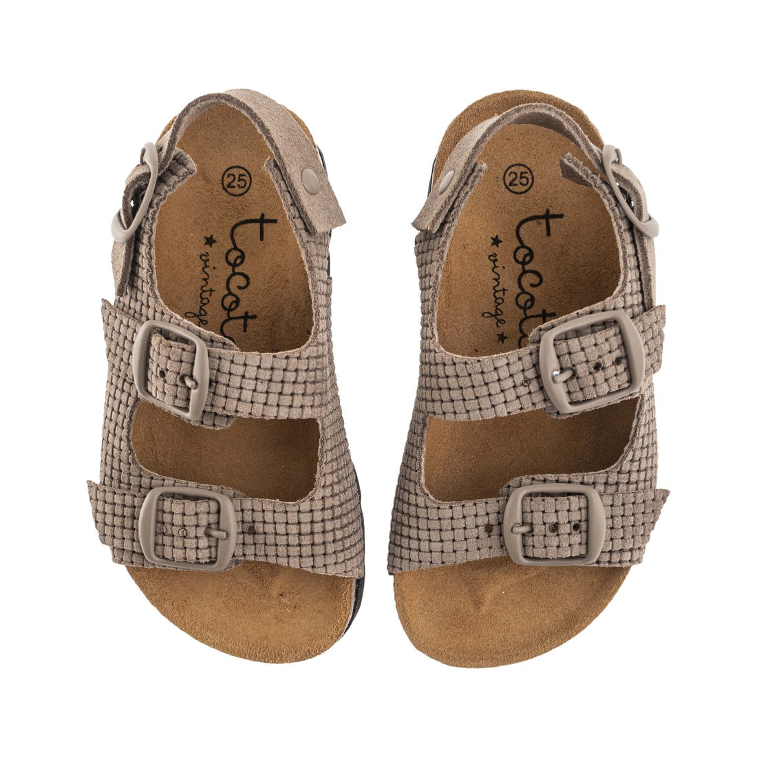 Tocoto Vintage Brown Birkenstock Sandals