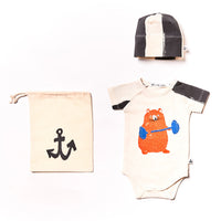 Noe Zoe Black XL Stripes Baby Gift Set
