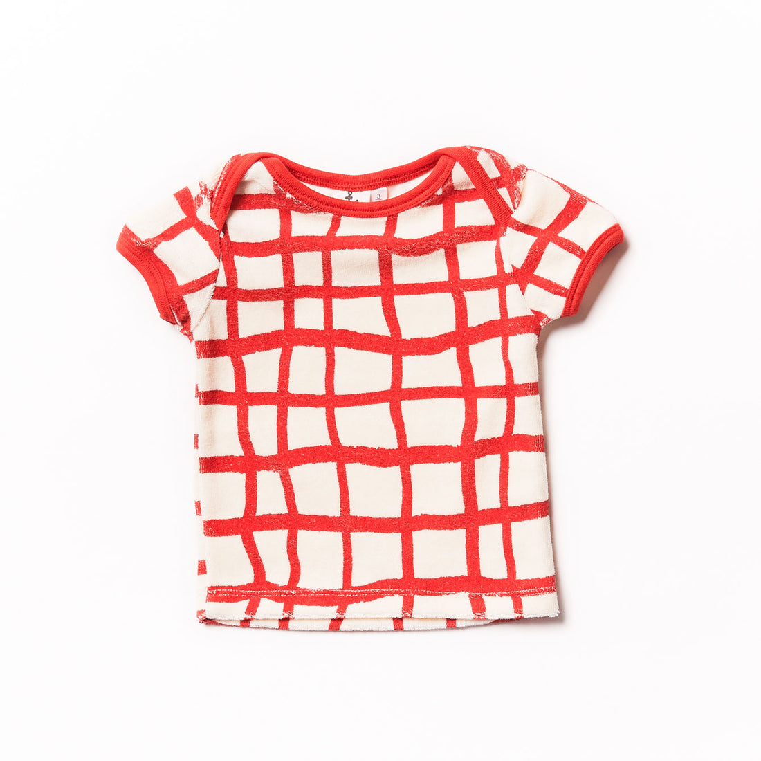 Noe Zoe Red Tennis Baby Terry Tee