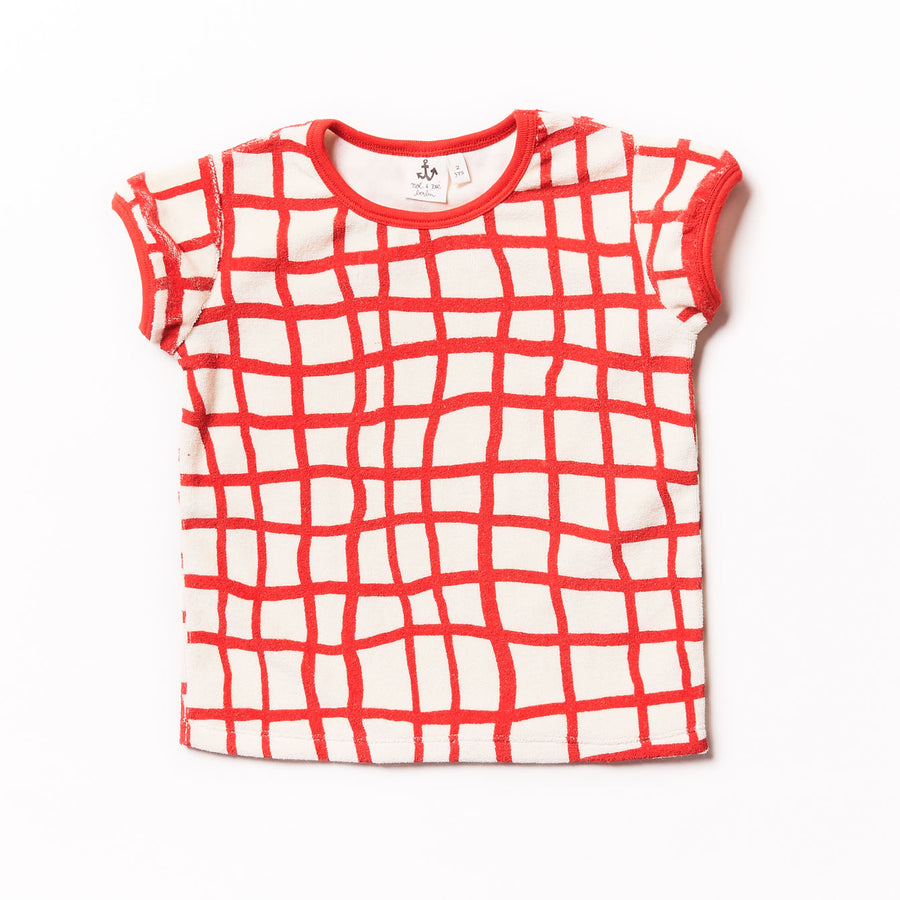 Noe Zoe Red Tennis Terry Tee