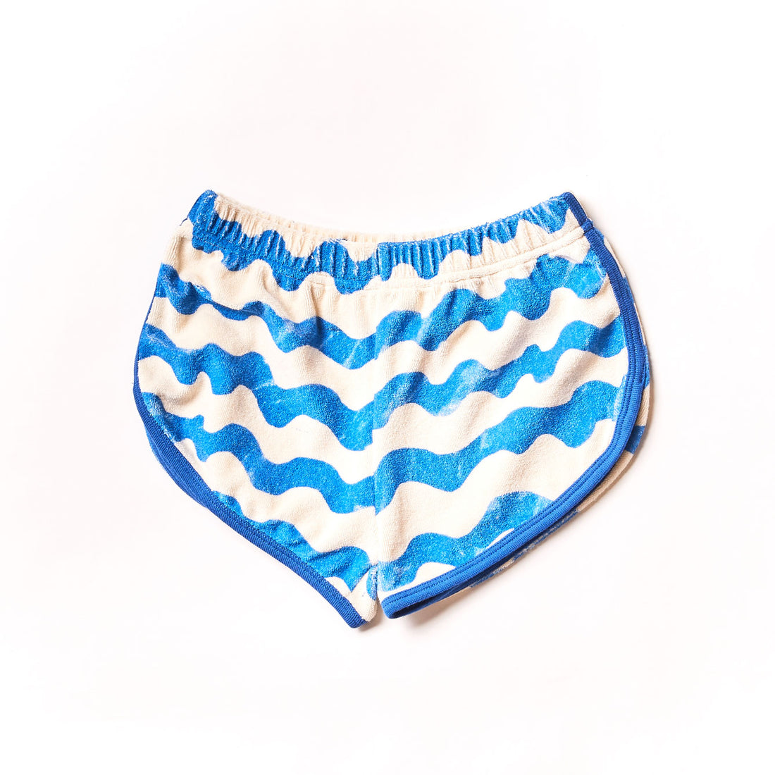 Noe Zoe Blue Waves Terry Shorts