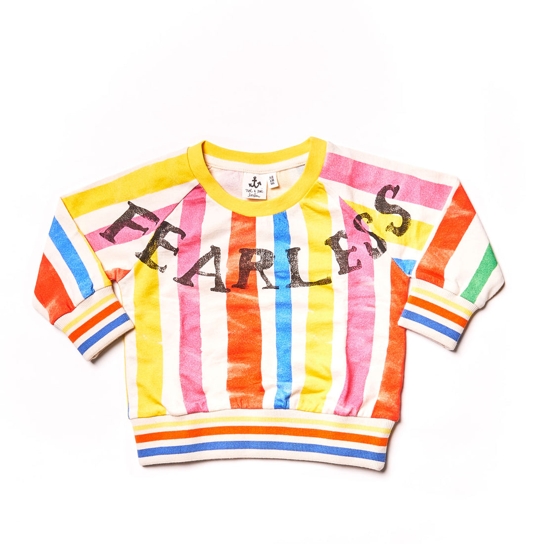 Noe Zoe Rainbow Stripes Team Sweater