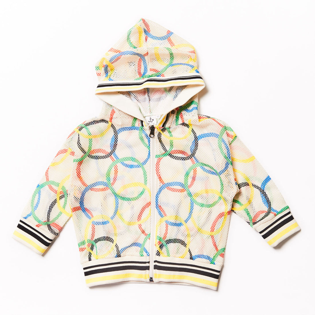 Noe Zoe Olympic Rings Net Hoodie