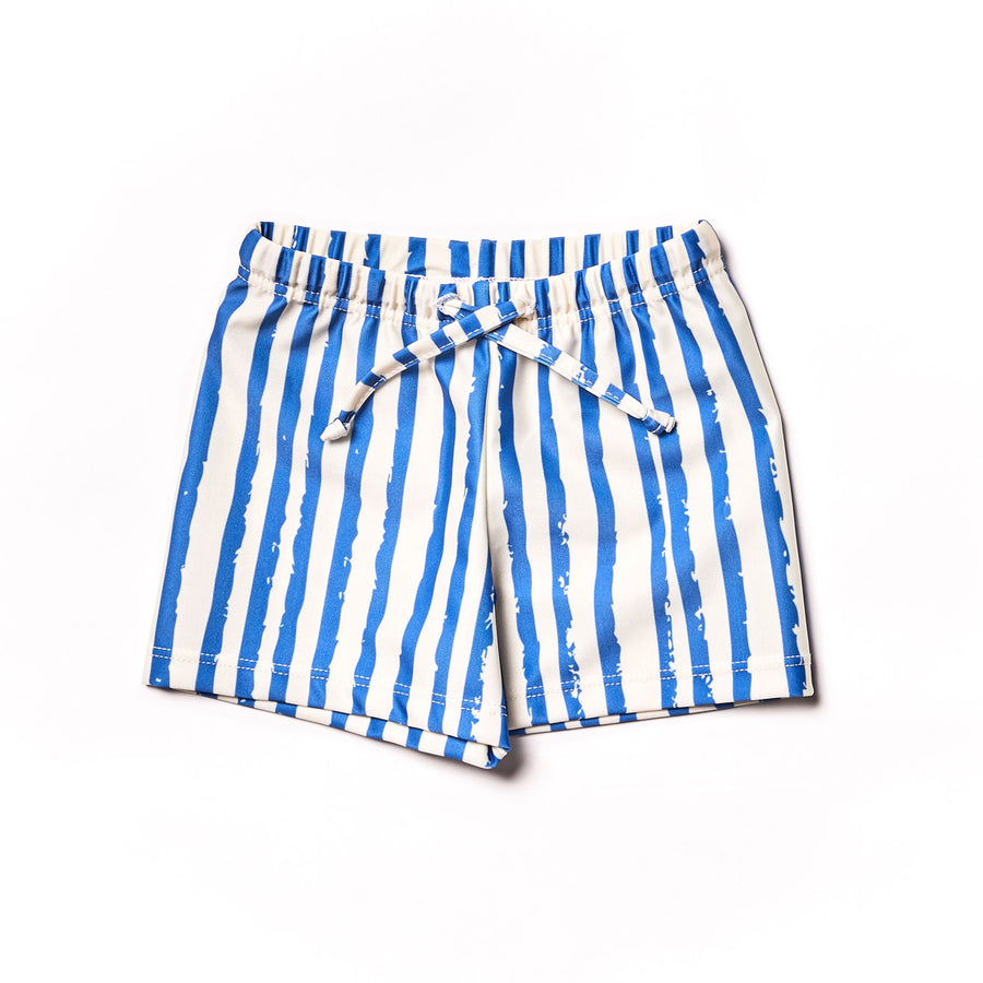 Noe Zoe Blue Stripes Swim Shorts