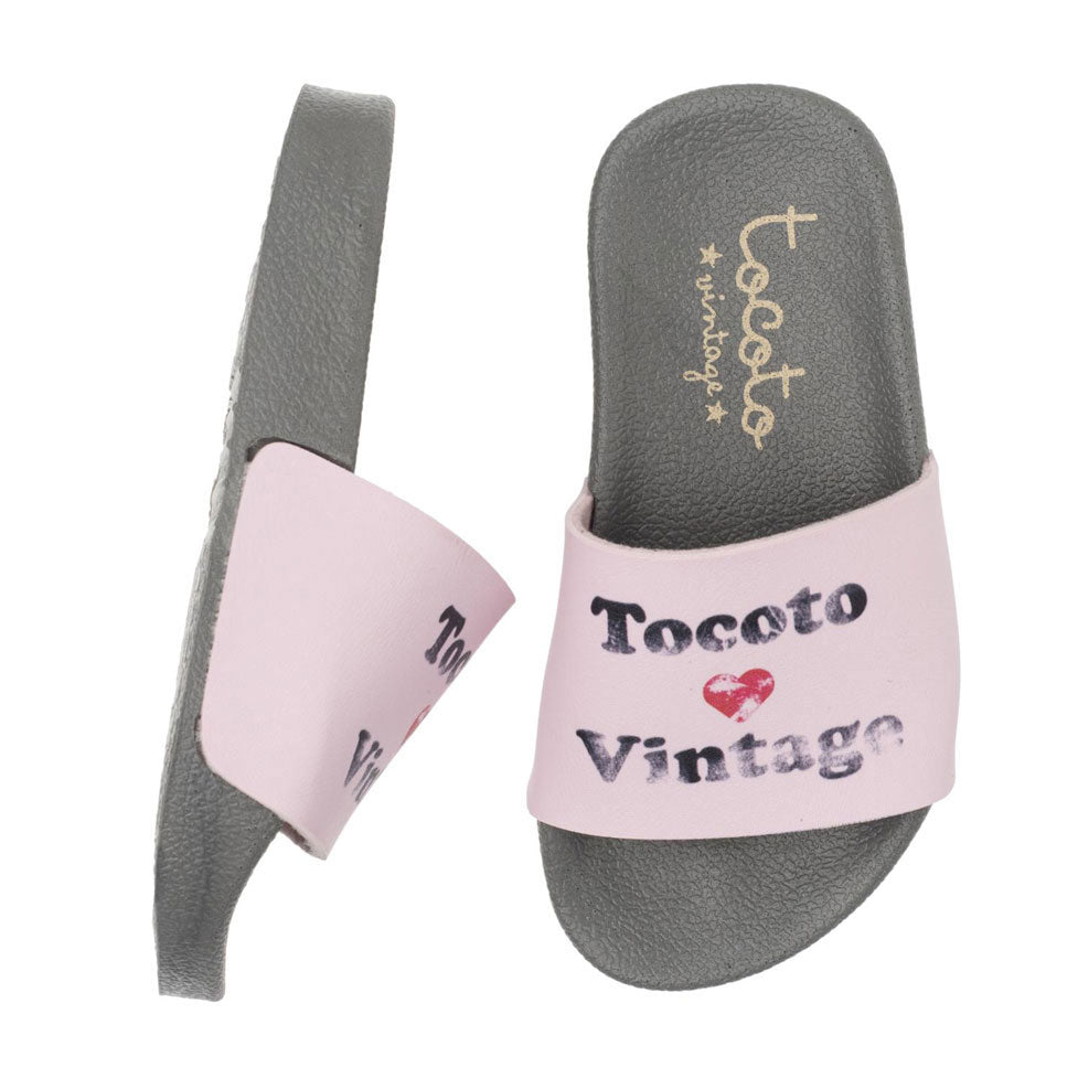 Tocoto Vintage Pink Tocoto Love Vintage Beach Sandal