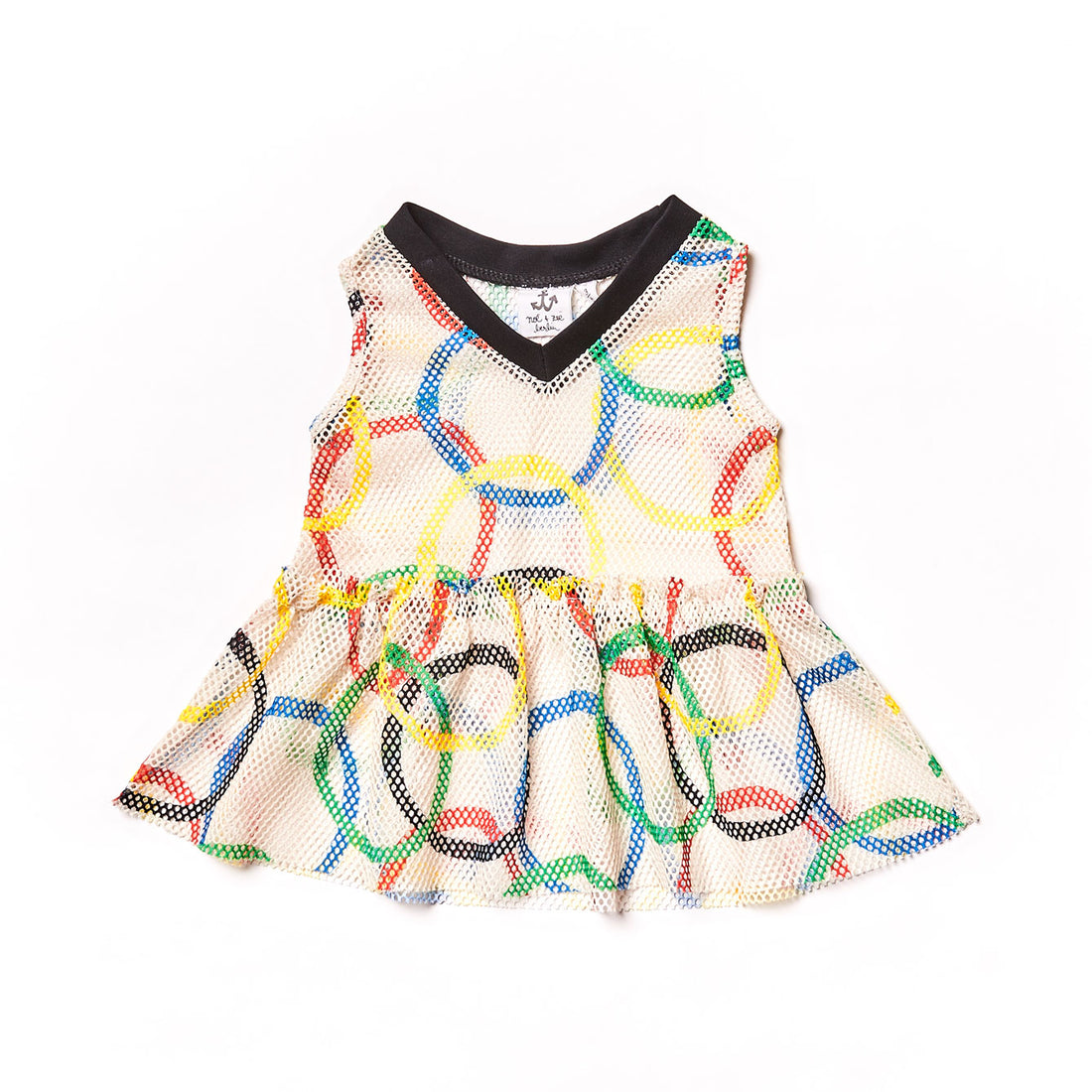 Noe Zoe Olympic Rings Baby Mesh Dress