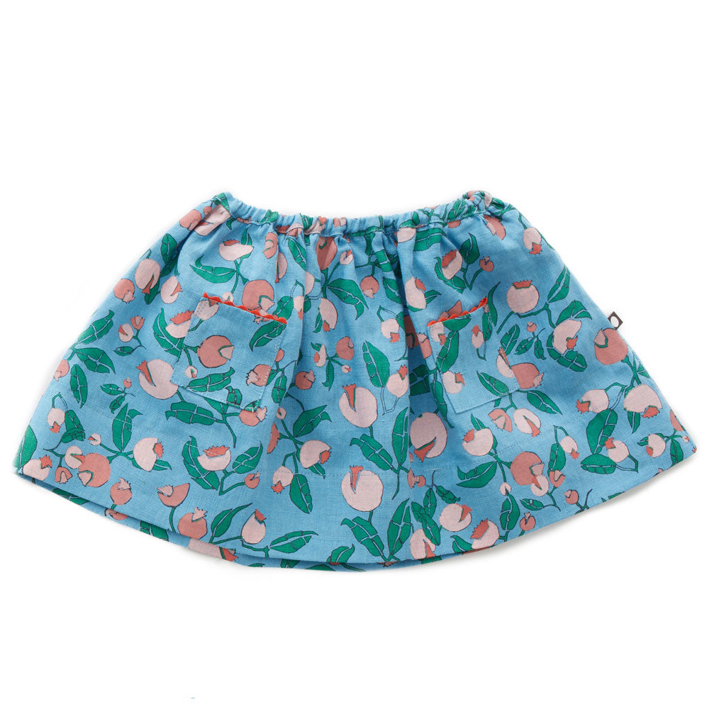 Oeuf Blue Flowers Skirt