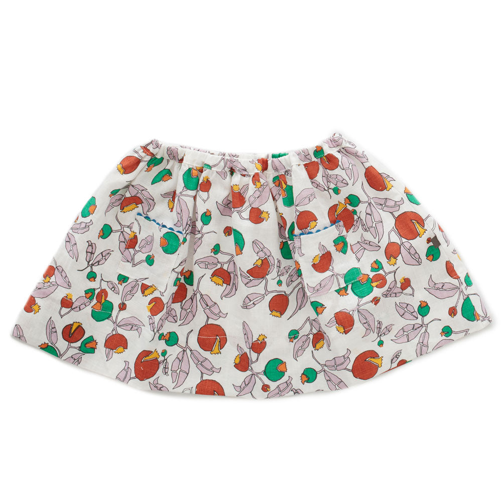 Oeuf White Flowers Skirt