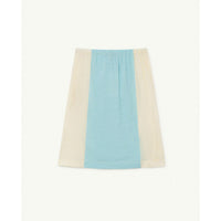 The Animals Observatory White/Blue Stripes Kitten Skirt