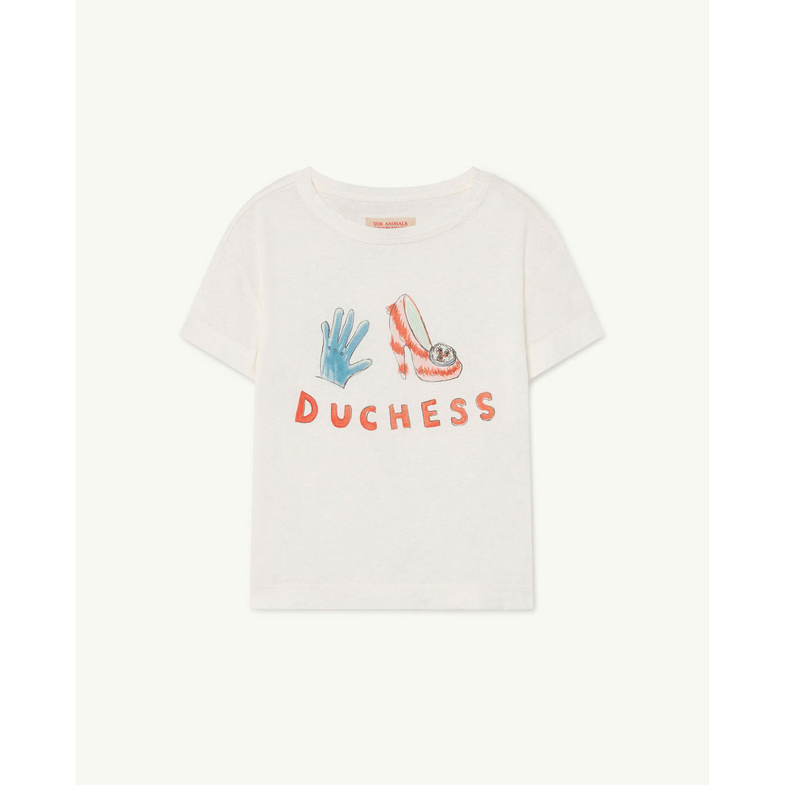 The Animals Observatory Rooster Kids T Shirt - White Duchess