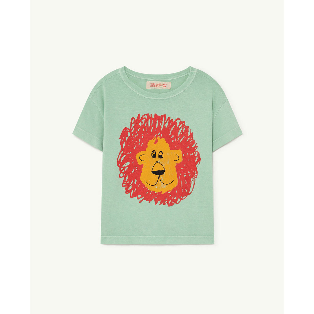 The Animals Observatory Rooster Kids T Shirt - Aqua Lion