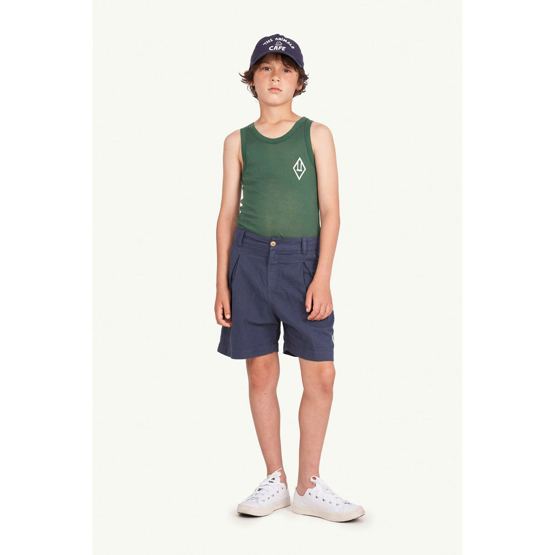 The Animals Observatory Frog Kids T-Shirt - Green Logo