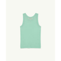 The Animals Observatory Frog Kids T-Shirt - Aqua Logo
