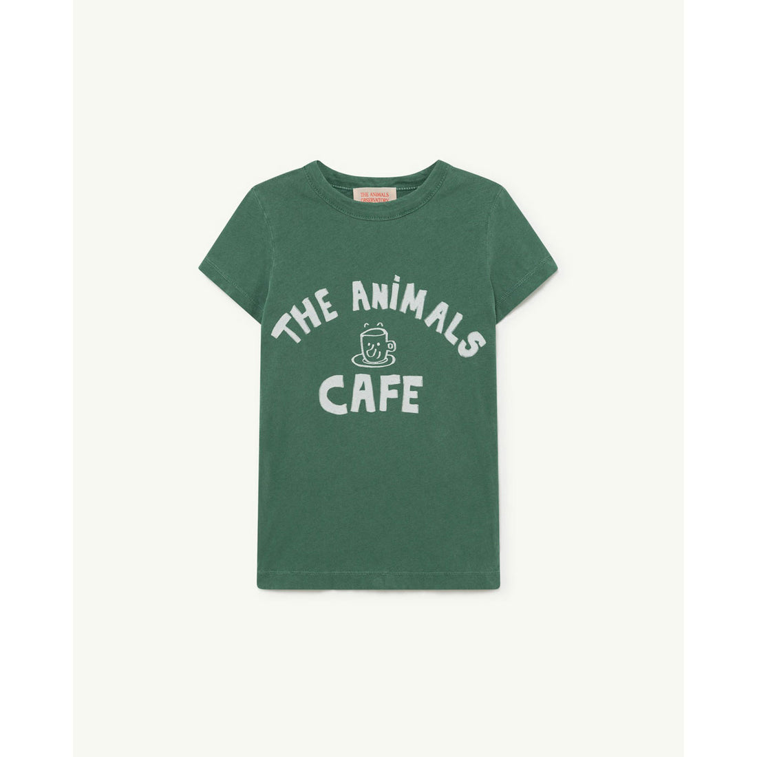 The Animals Observatory Hippo Kids T-Shirt - Green Caf�