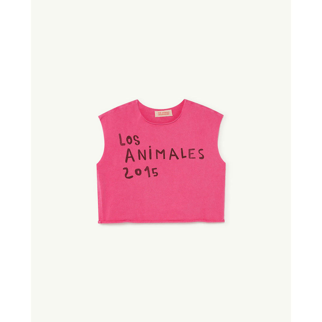 The Animals Observatory Prawn Kids T-Shirt - Fuschia Los