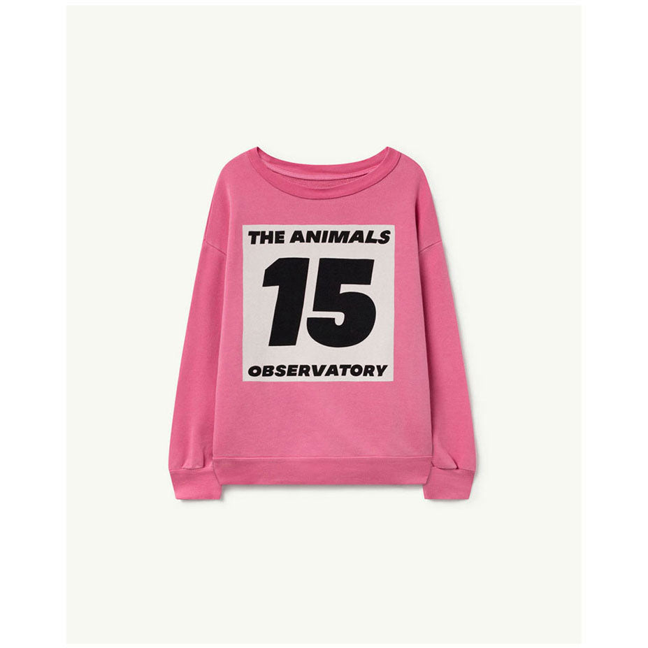 The Animals Observatory Pink 15 Bear Sweatshirt