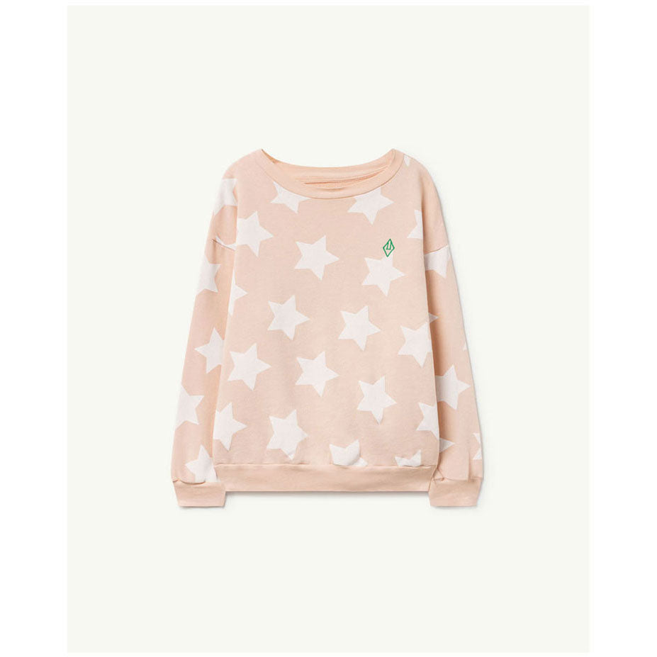 The Animals Observatory Beige Stars Bear Sweatshirt