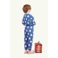 The Animals Observatory Bear Kids+ Sweatshirt - Blue Stars