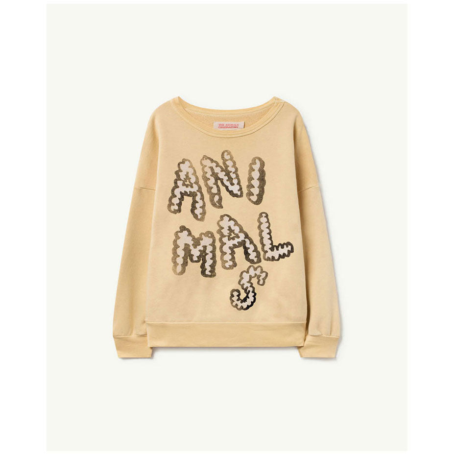 The Animals Observatory Yellow Animals Big Bear Sweatshirt