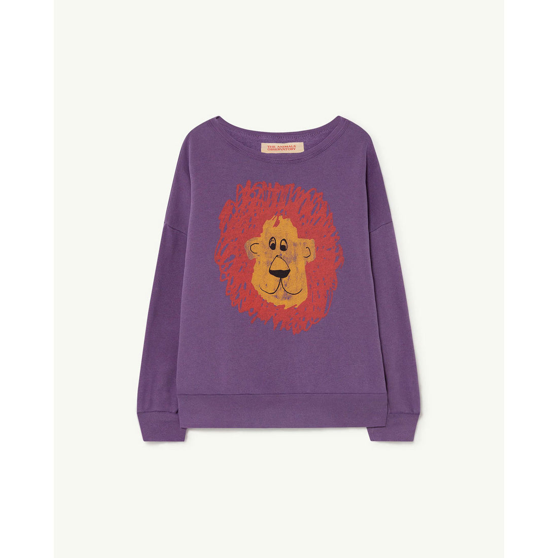 The Animals Observatory Big Bear Kids+ Sweatshirt - Purple Lion