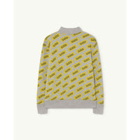 The Animals Observatory Zebra Kids Sweatshirt - Grey