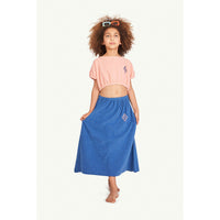 The Animals Observatory Horsefly Kids Dress - Pink Logo