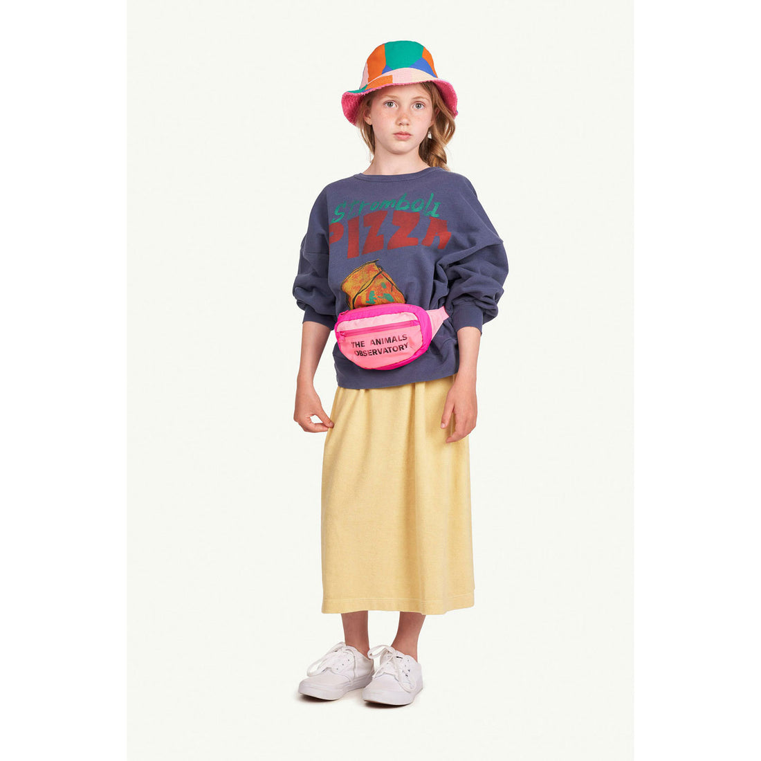 The Animals Observatory Gazel Kids Dress - Yellow Logo