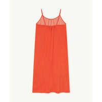 The Animals Observatory Gazel Kids Dress - Red Logo