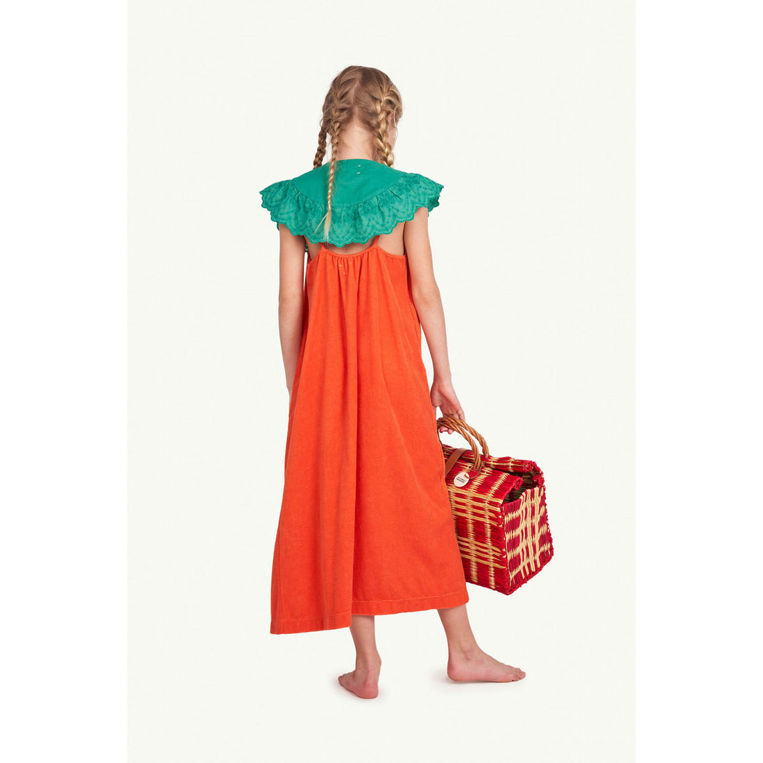 The Animals Observatory Gazel Kids Dress - Red Logo